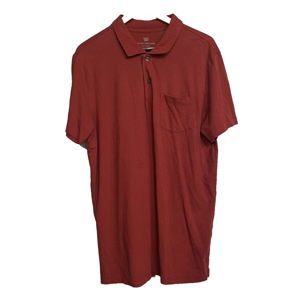 Mack Weldon Vesper Pocket Polo Shirt Micro Mesh Active Casual Lightweight XXL